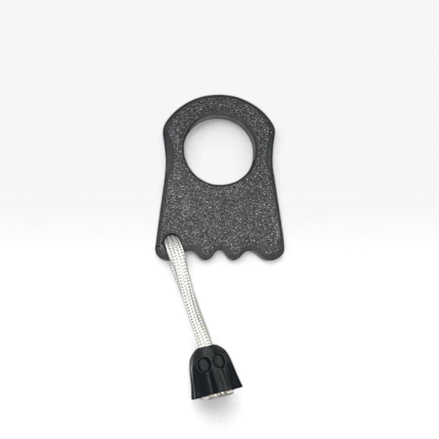 Lil Ghosty Minimalist Ghost Keychain Charm | Playful EDC Pocket Fidget with Paracord Lanyard