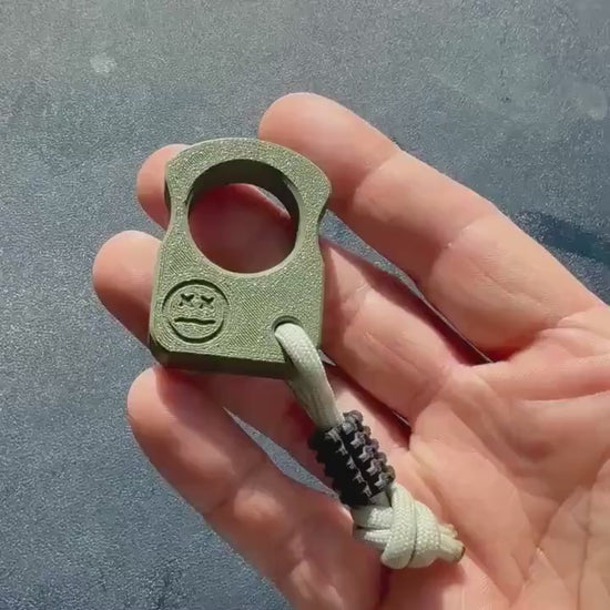 Lil Toasty – Mini Knuck-Style EDC Charm | Toastcore Pocket Grip | 3D Printed Novelty