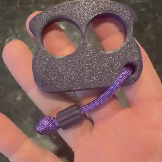 Big Toasty | Double-Finger EDC Fidget Charm | Toastcore Pocket Grip | 3D Printed Novelty
