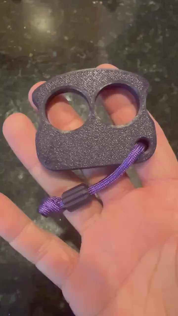 Big Toasty | Double-Finger EDC Fidget Charm | Toastcore Pocket Grip | 3D Printed Novelty